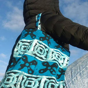 African Print Tote Bag