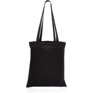 Black Cotton Tote Bag